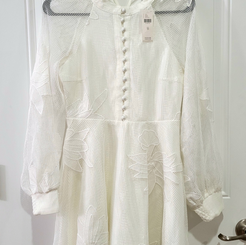 NWT Anthropologie Mare Mare Sabine Embroidered Mini Dress XS - Picture 13 of 16